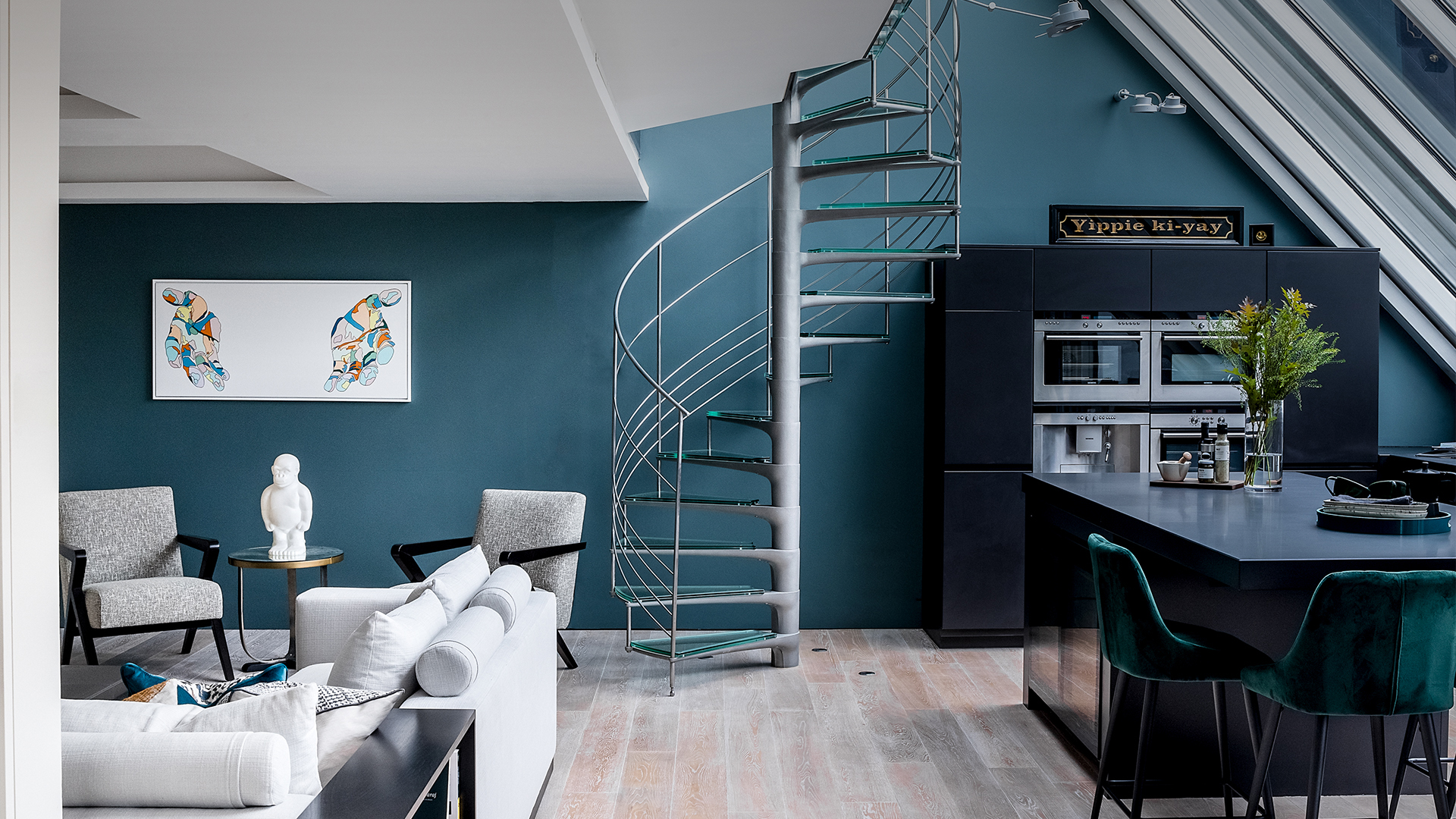 Angel O'Donnell | Soho Loft | Helical Staircase