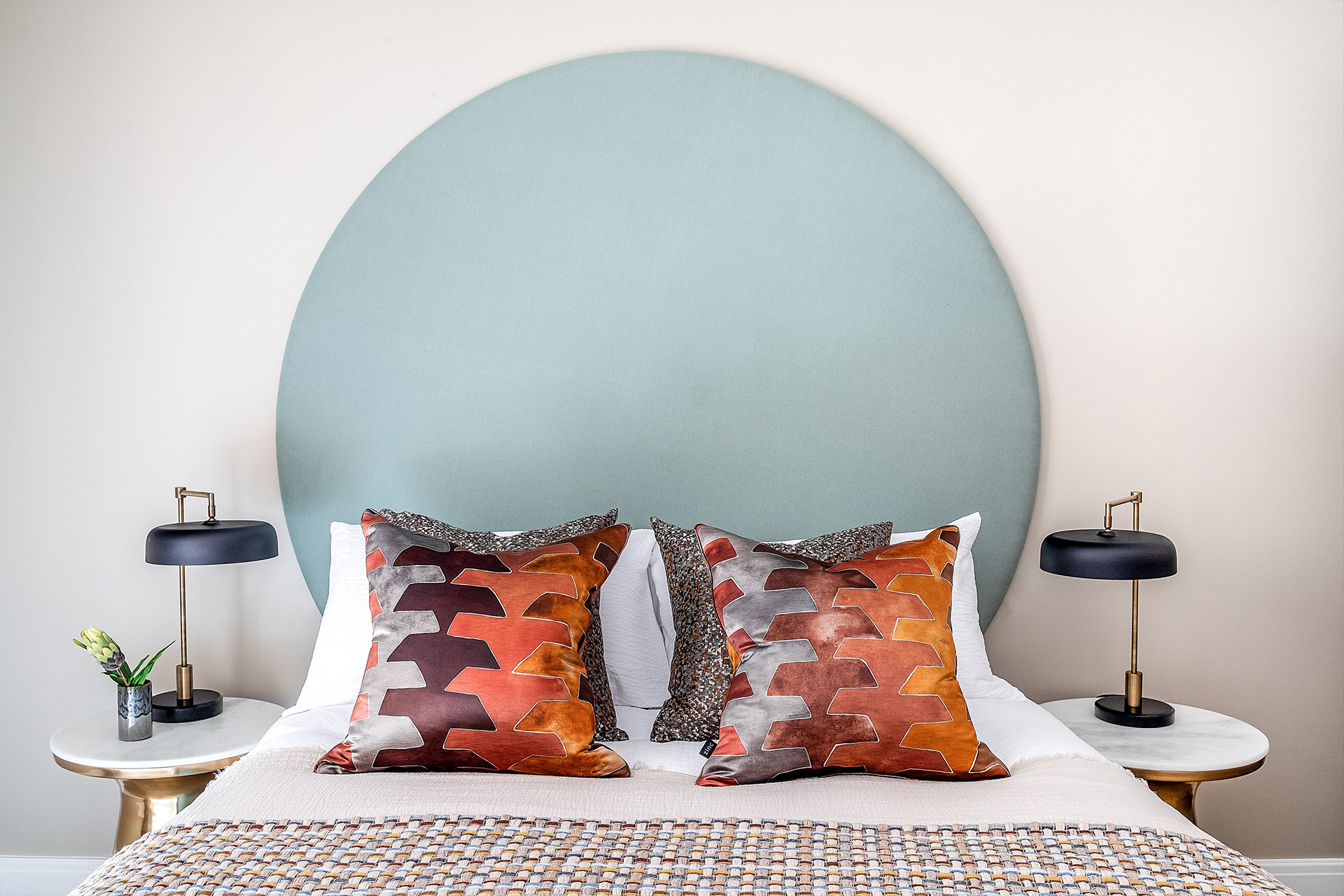 The Dumont | Circular Headboard | Angel O'Donnell
