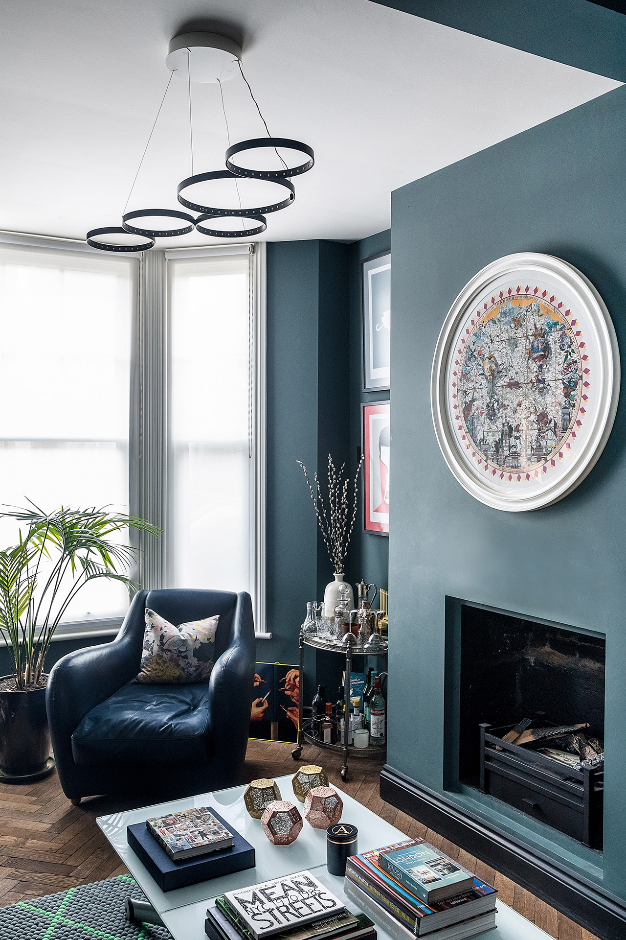 Brixton | Living Room & Fireplace | Angel O'Donnell