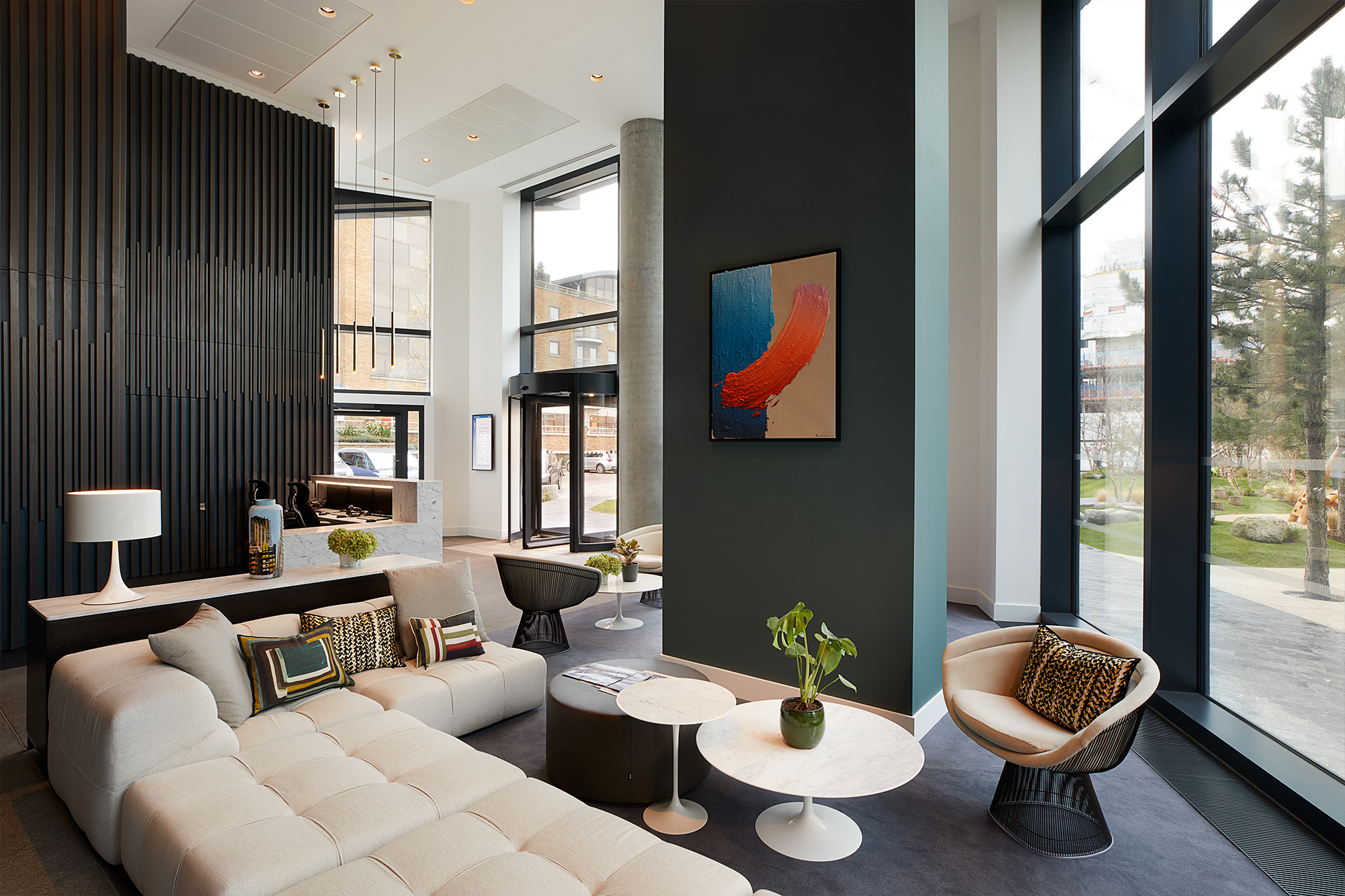 Angel O'Donnell | Interior Design | Amory Tower communal lounge
