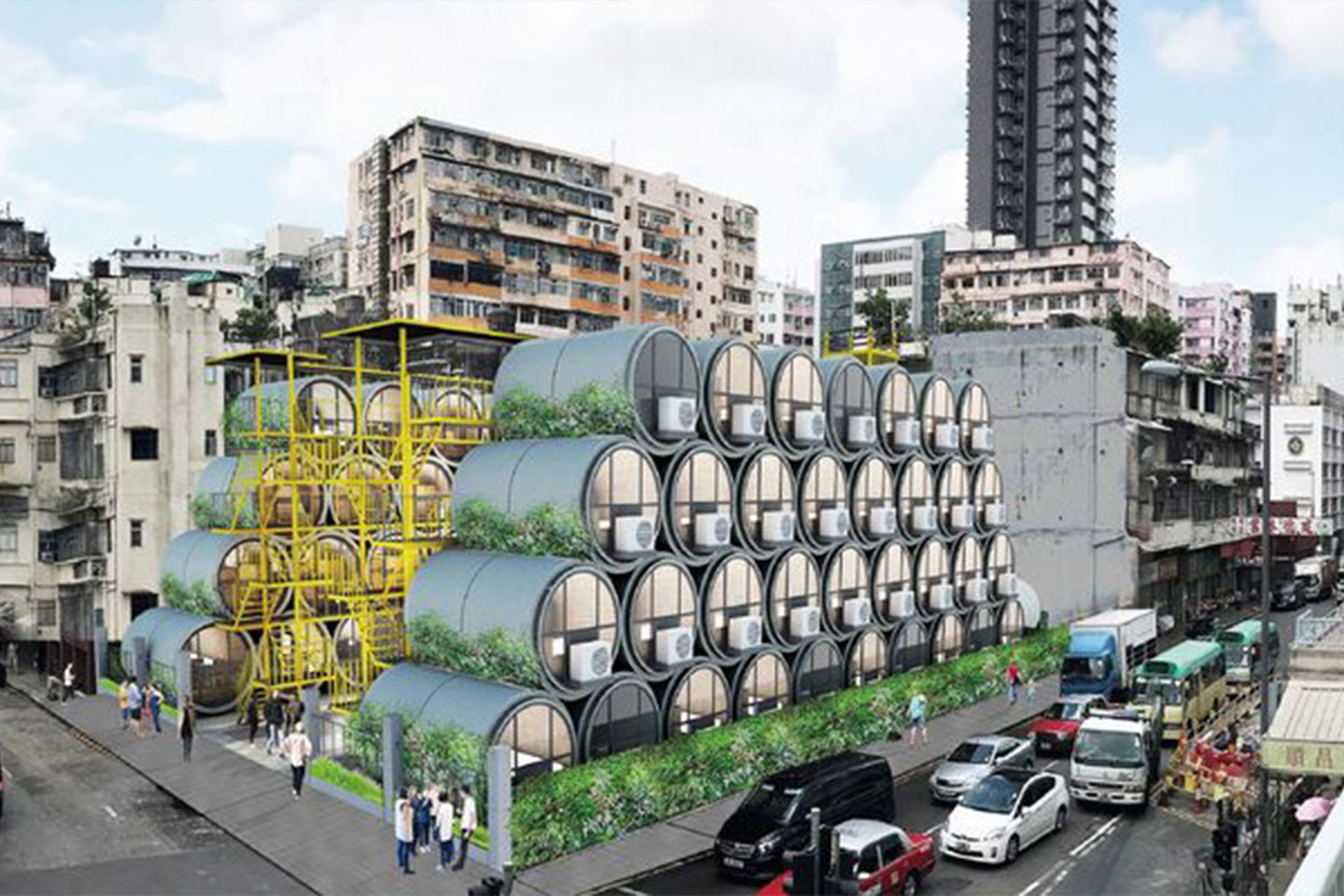 Our top 5 predictions for 2022 | Hotel rooms that look like stacked barrels