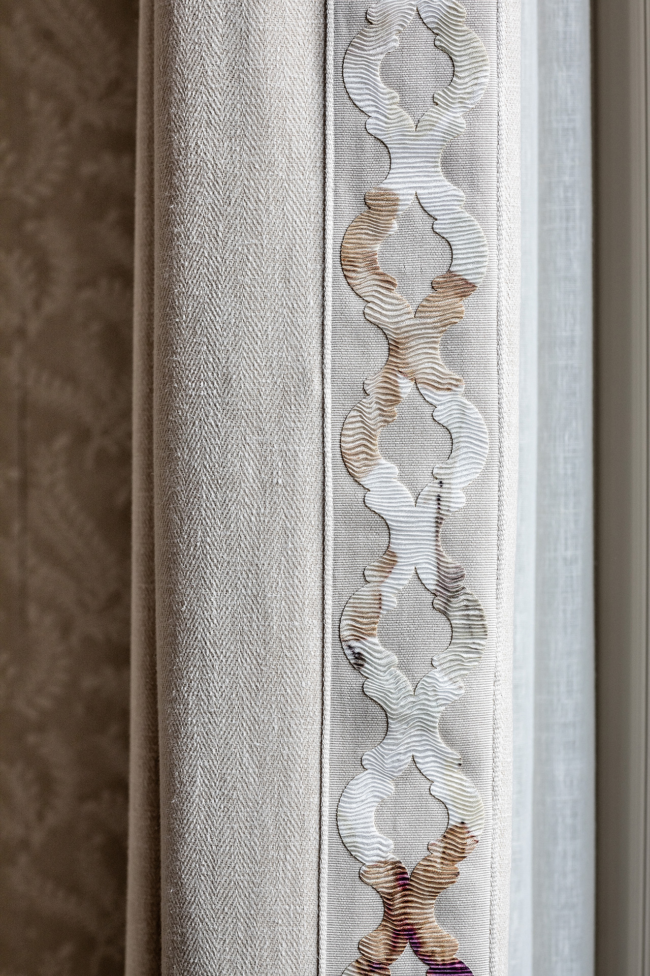 The OWO 2nd Bedroom Curtain Detail | Angel O'Donnell | Interior Design London