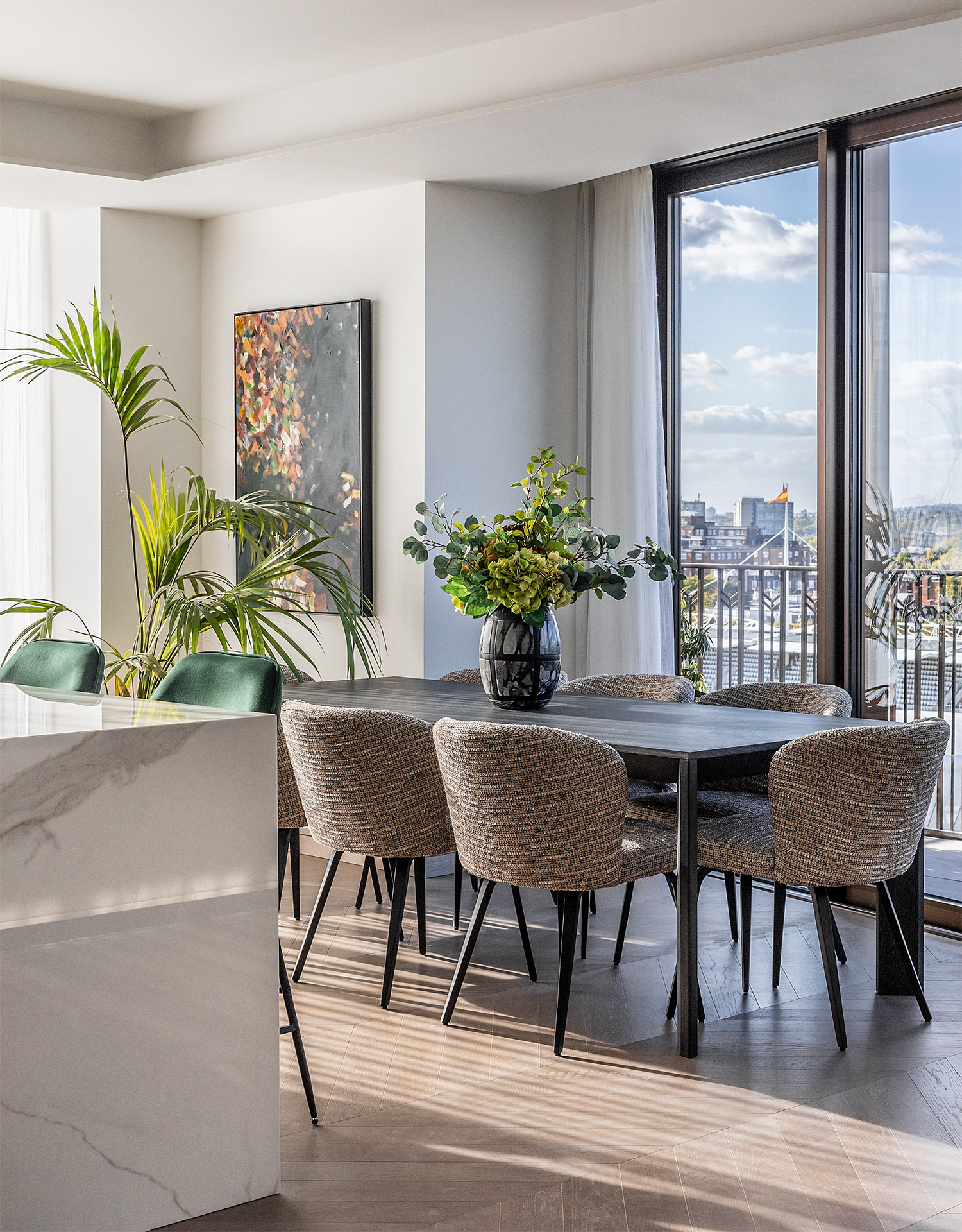 One St. John's Wood | Stunning views from the kitchen | Angel O'Donnell