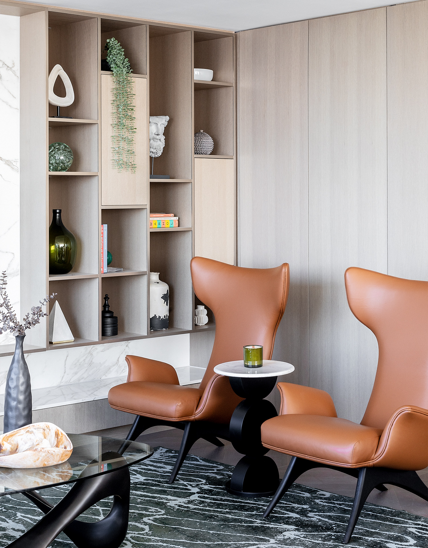 One St. John's Wood | Sleek leather chairs bring elegance | Angel O'Donnell