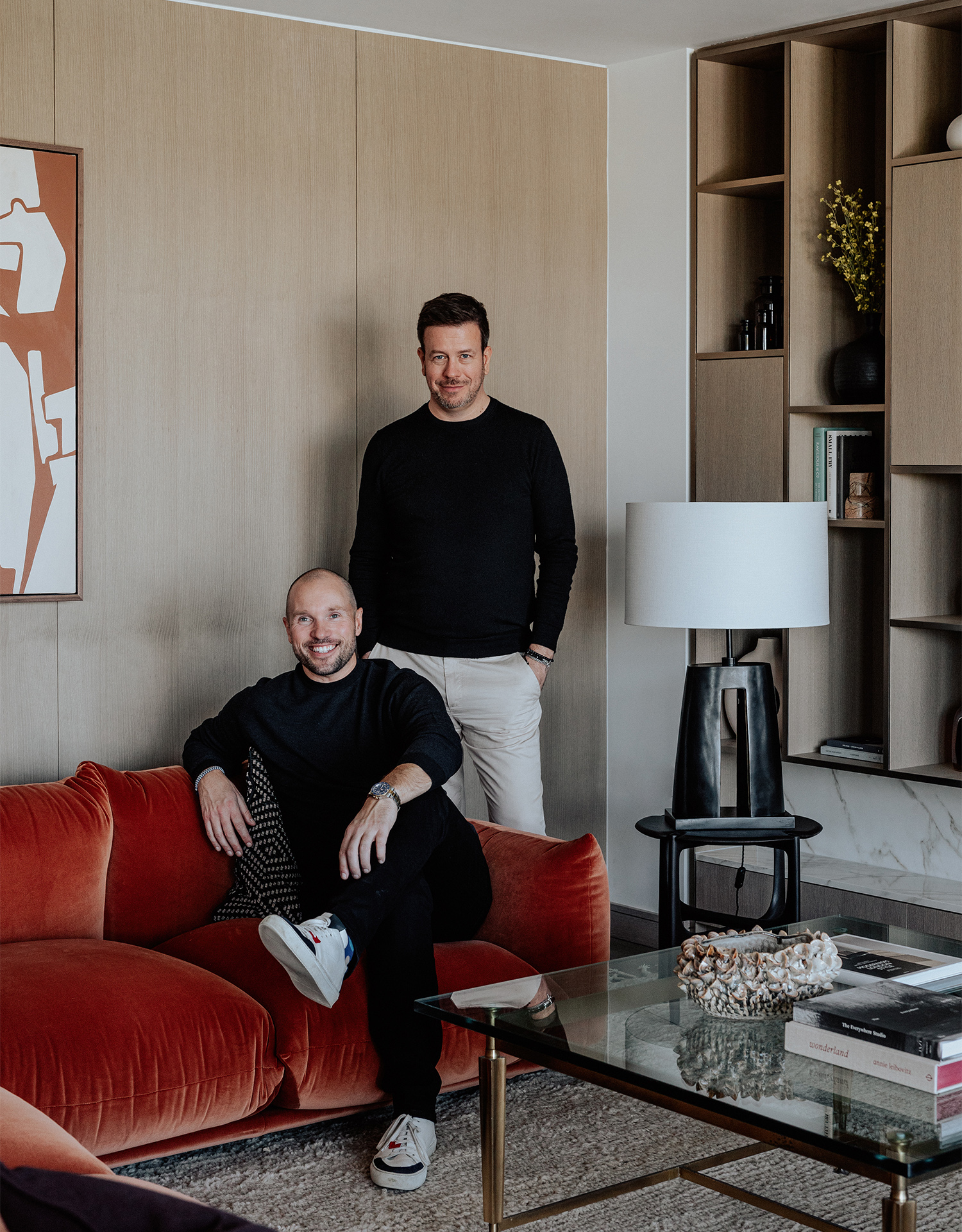 One St. John's Wood | Richard and Ed portrait in living area | Angel O'Donnell