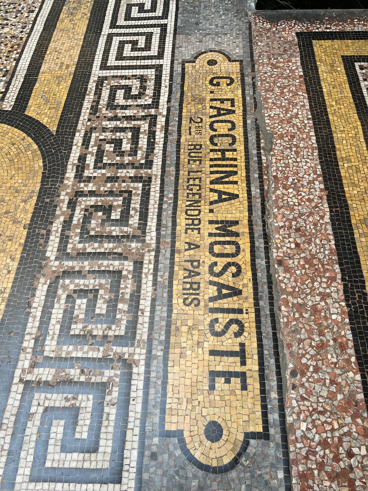 A mosaic floor in Paris