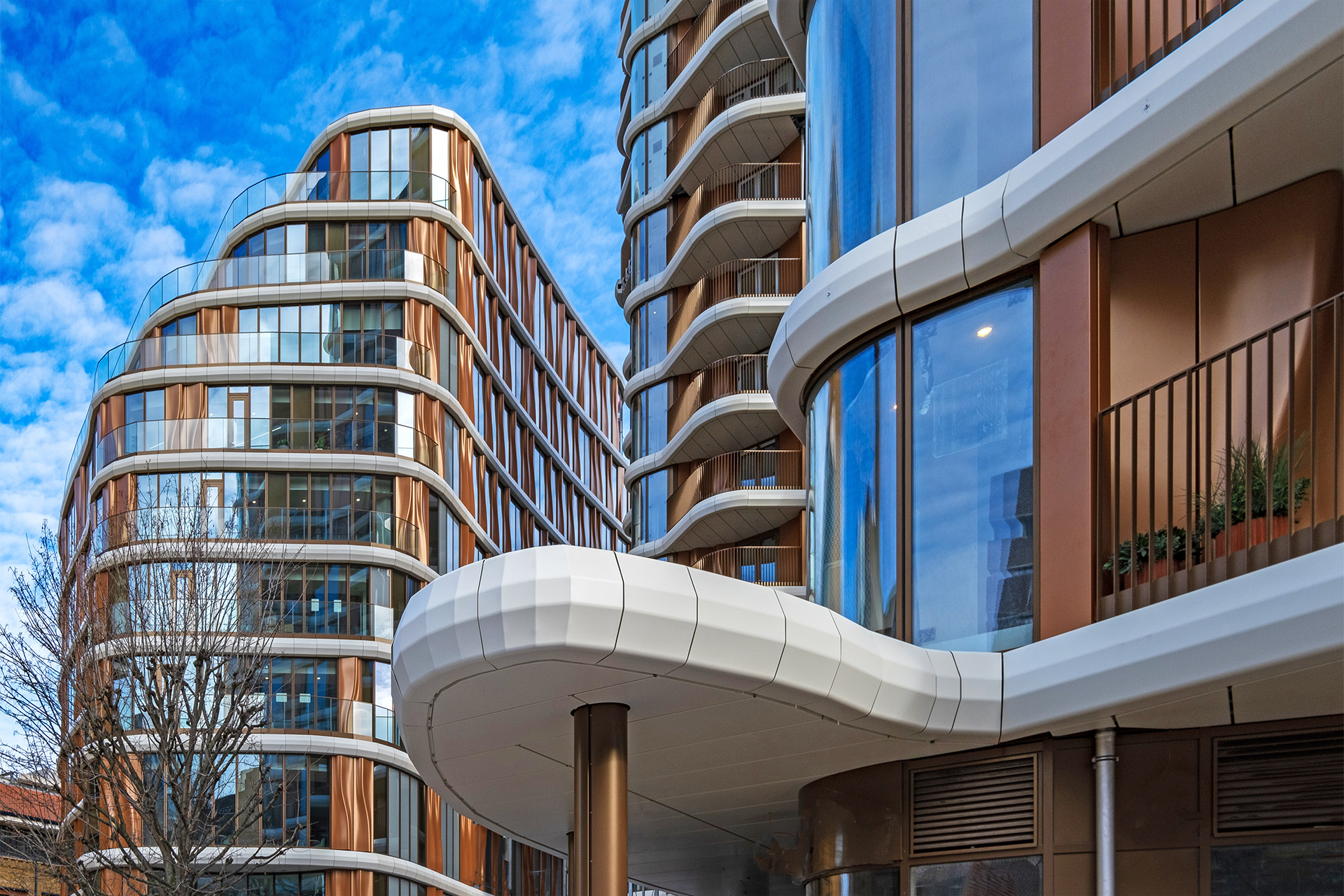 Triptych Bankside 2 | Contemporary exterior building facade | South Bank