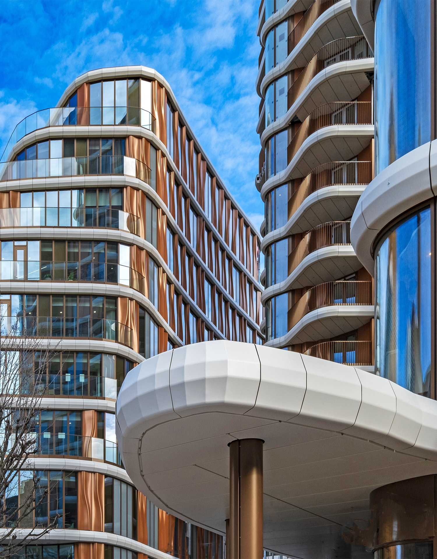 Triptych Bankside 2 | Contemporary exterior building facade | South Bank