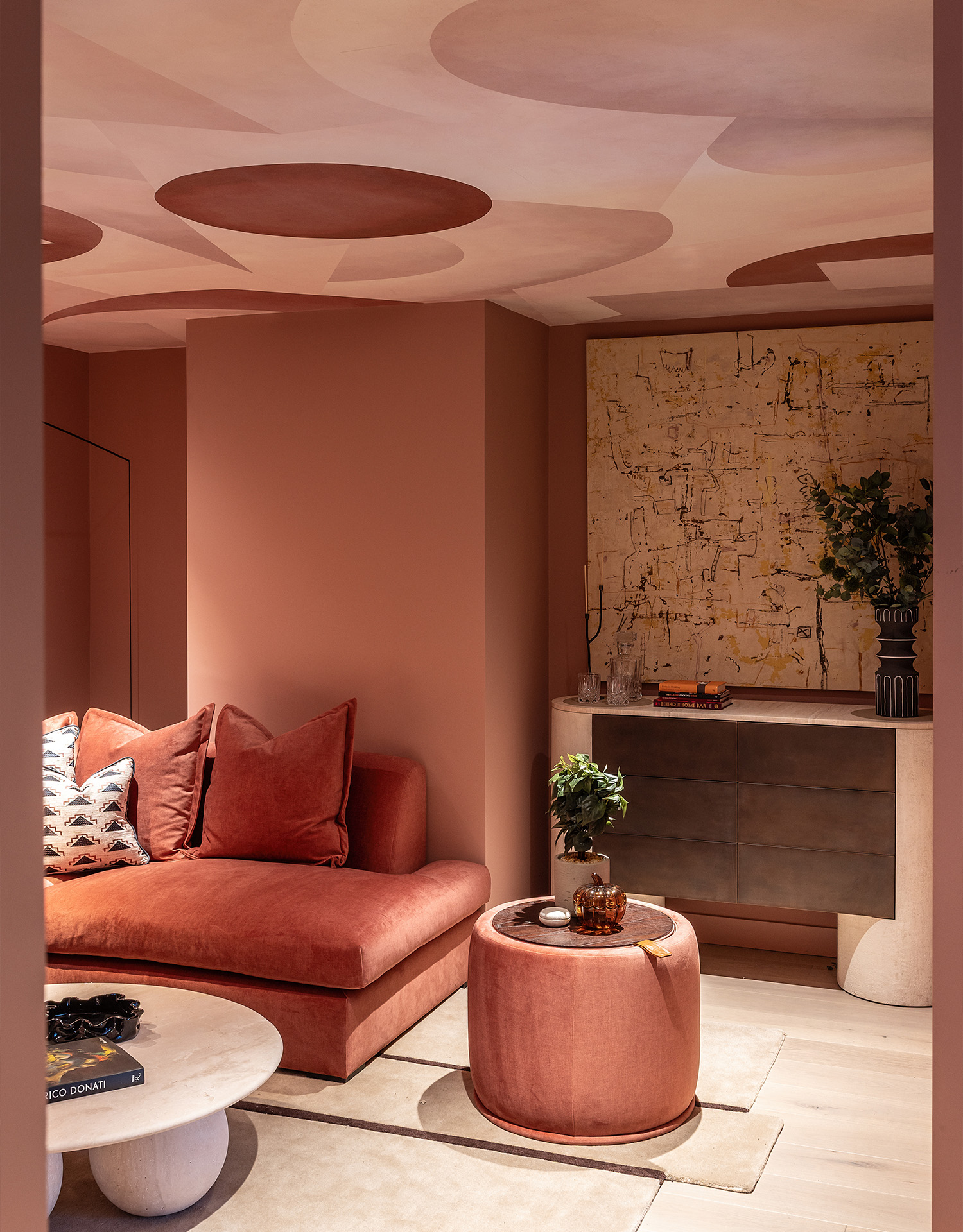 Chelsea Powerhouse | Snug area with warm hues and cosy lighting | Angel O'Donnell | Chelsea